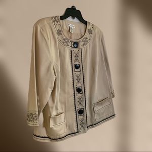 Susan Bristol Tan Blazer